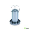 🐦 Gaun 12027 Bebedero de Acero Inoxidable para Aves - 4 Lts