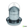 💧 Gaun 12033 Bebedero de Chapa para Aves 12 Lts | Resistente