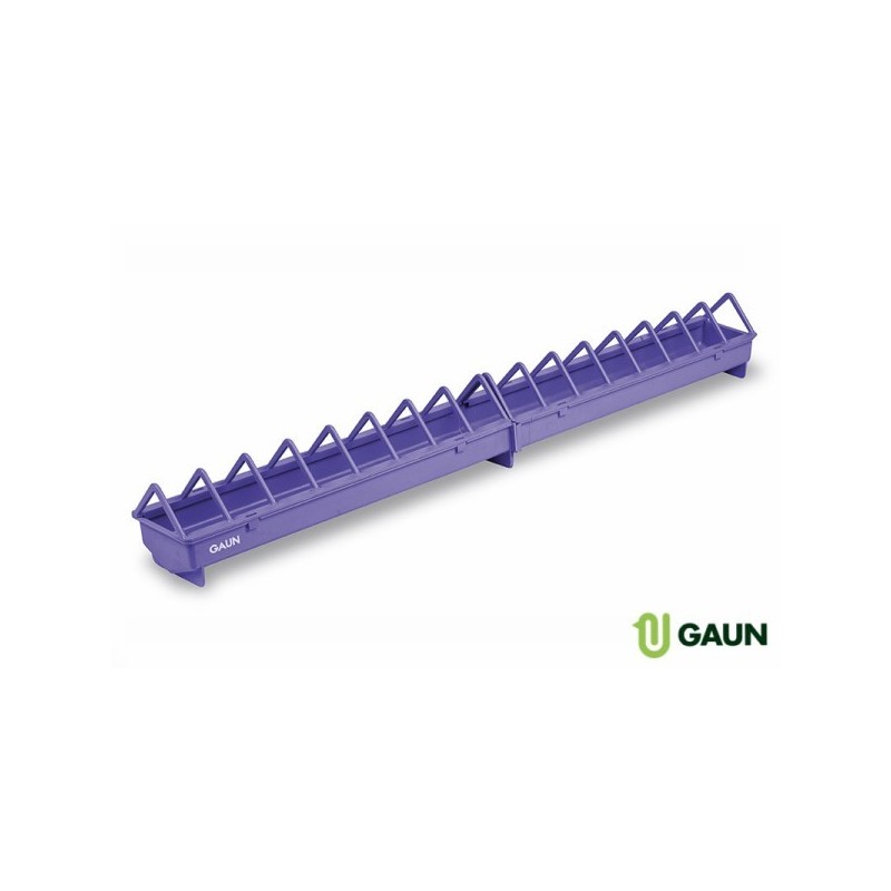 Gaun 11656 COMEDERO PLASTICO 1 MT. REJILLA ANCHA (VIOLETA)
