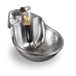 🐴 Gaun 60635 Bebedero para Caballos Empujador de Aluminio  Resistente