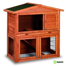 ✅ Gaun 10250 Caseta de Madera para Conejos Modelo Praga | Espaciosa