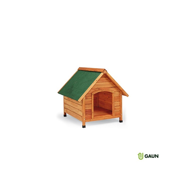 🐕 Gaun 71240 Caseta de Madera con Techo a 2 Aguas Grande | Refugio