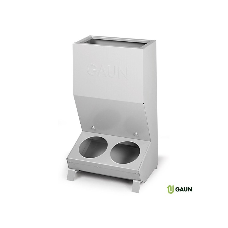 🐷 Gaun 73850 Tolva para Lechones 2 Huecos - Alimentación Segura