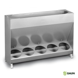 🐷 Gaun 73700 Tolva para Lechones 5 Huecos - Alimentación Eficiente