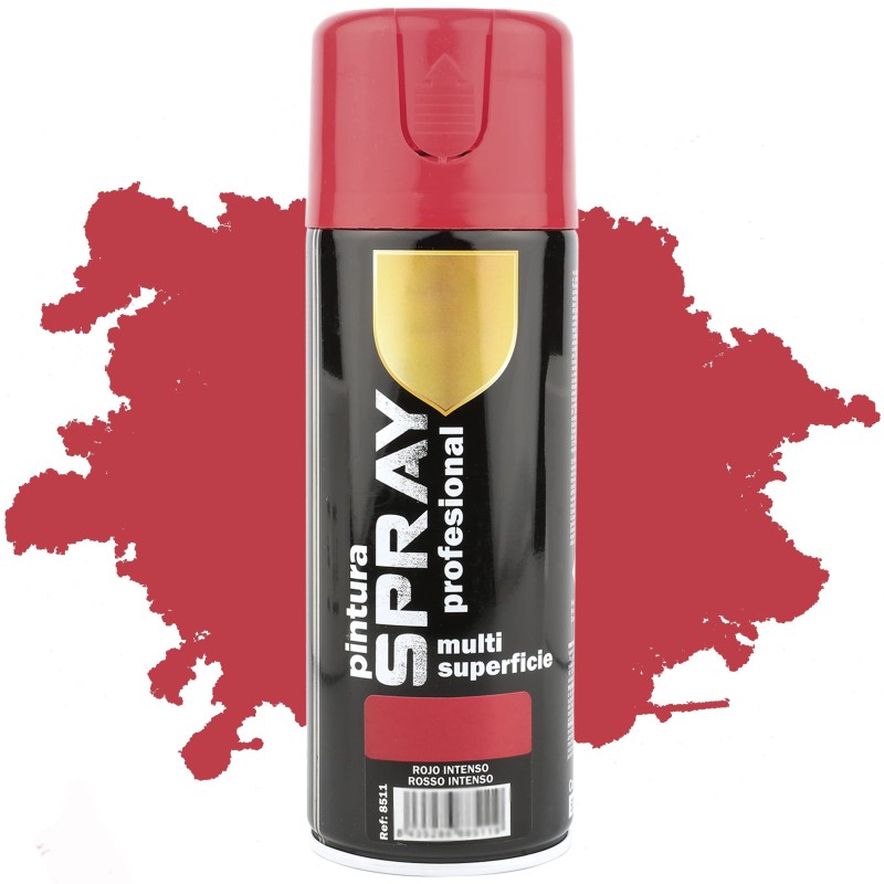 Spray Pintura Rojo Intenso 400ml SPSIL – Acabado Brillante y Duradero Spray Pintura Rojo Intenso 400ml SPSIL – Acabado Brillante y Duradero