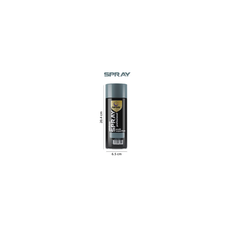 8552 Spray Pintura Color Gris Perla 400 ML. SPSIL