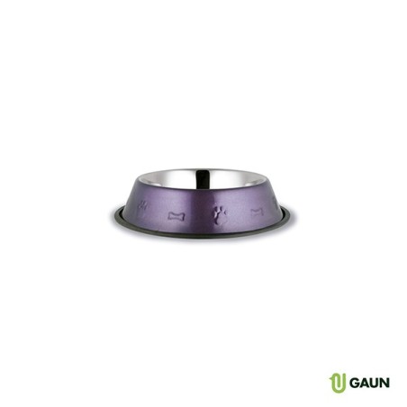 Gaun 30445 - Plato de Acero Inoxidable Pintado 150 mm para Perros