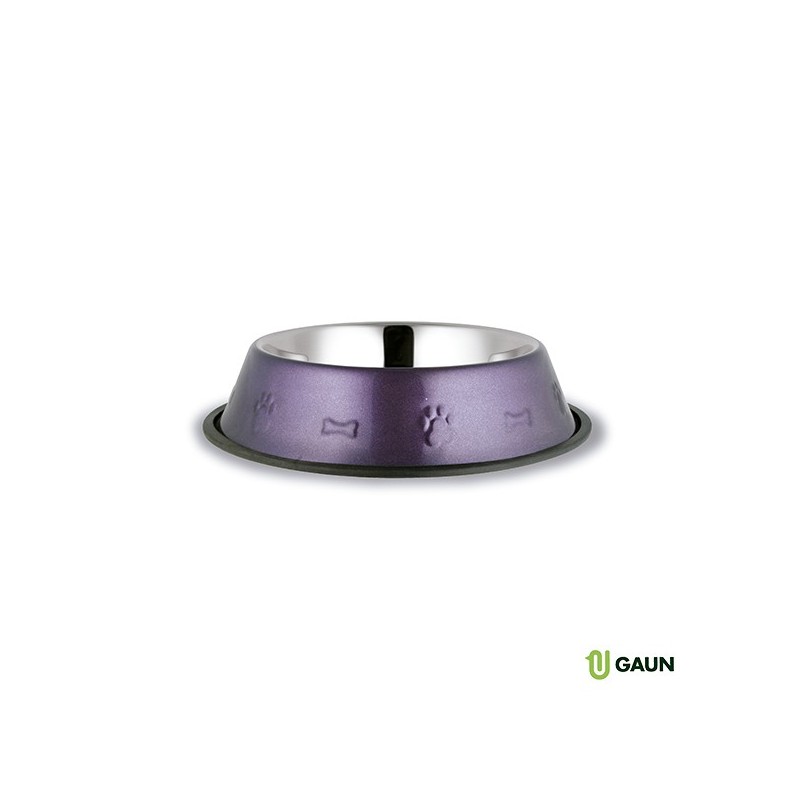 Gaun 30455 PLATO INOX. PINTADO - 230 MM.