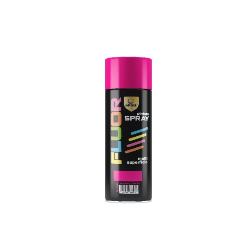 8587 Spray Pintura Color Fucsia Fluor 400 ML. SPSIL