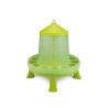 🐔 Gaun 11176 Tolva Plástico para Aves 12Kg con Patas - Color Pistacho
