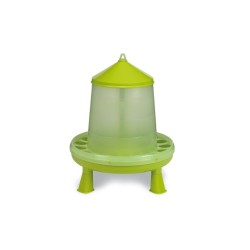 🐦 Gaun 11169 Tolva Plástico Aves 8 Kg con Patas - Pistacho | Duradera