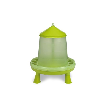 🐦 Gaun 11169 Tolva Plástico Aves 8 Kg con Patas - Pistacho | Duradera