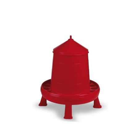 🐦 Gaun 11164 Tolva de Plástico para Aves 8 kg con Patas | Resistente