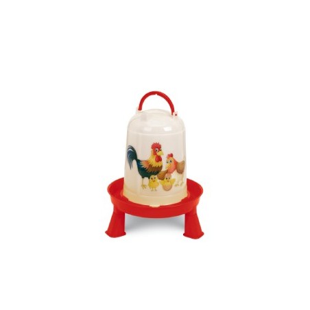 🐦 Gaun 11838 Bebedero Aves Eco 5 L con Patas - Happy Range |
