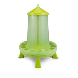 🐦 Gaun 11186 Tolva de Plástico para Aves 16 kg con Patas - pistacho