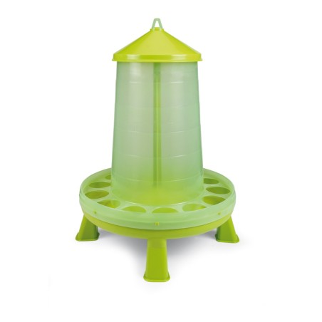 🐦 Gaun 11186 Tolva de Plástico para Aves 16 kg con Patas - pistacho