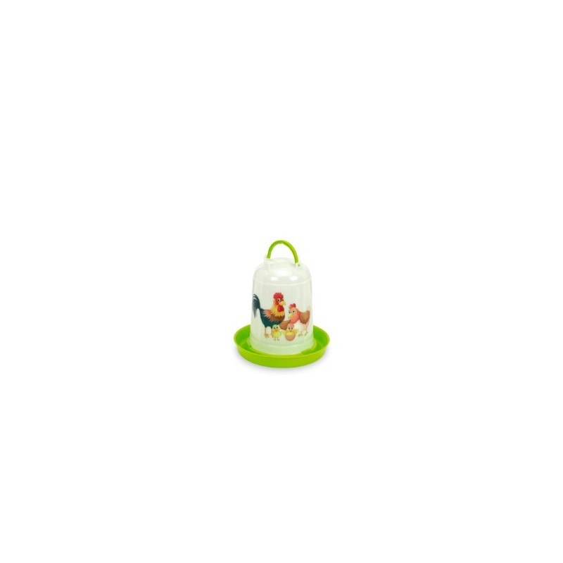 Gaun 11837 BEBEDERO AVES ECO 5 L. (PISTACHO) - HAPPY RANGE