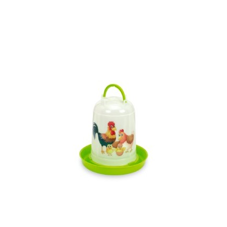 Gaun 11837 BEBEDERO AVES ECO 5 L. (PISTACHO) - HAPPY RANGE