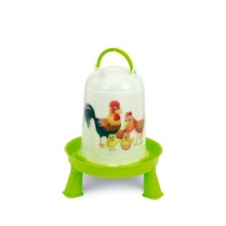 Gaun 11839 Bebedero para Aves Eco 5L con Patas (Pistacho) - Happy