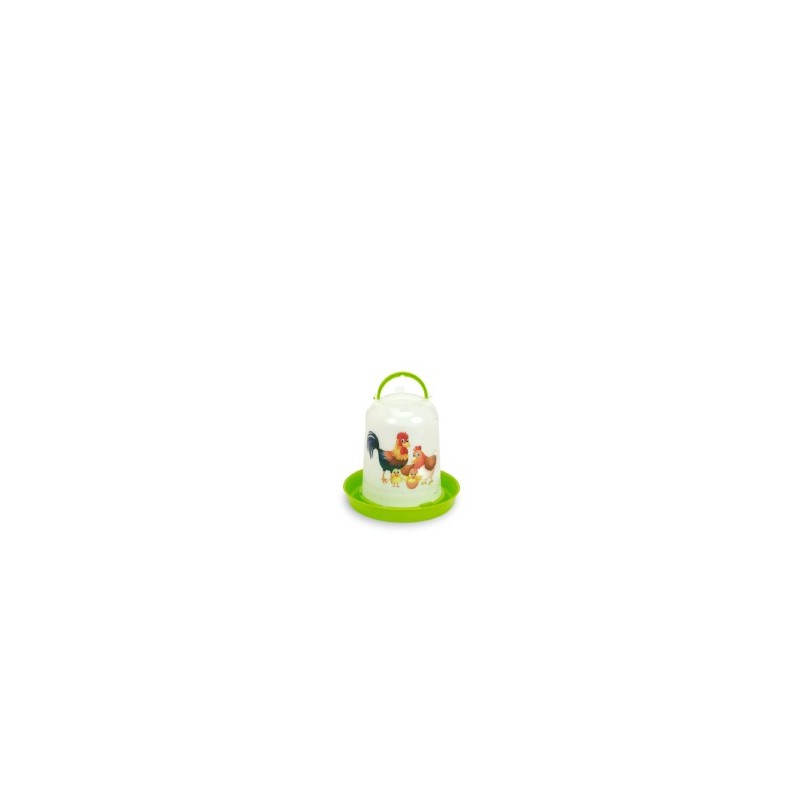 Gaun 11842 BEBEDERO AVES ECO 3 L. (PISTACHO) - HAPPY RANGE