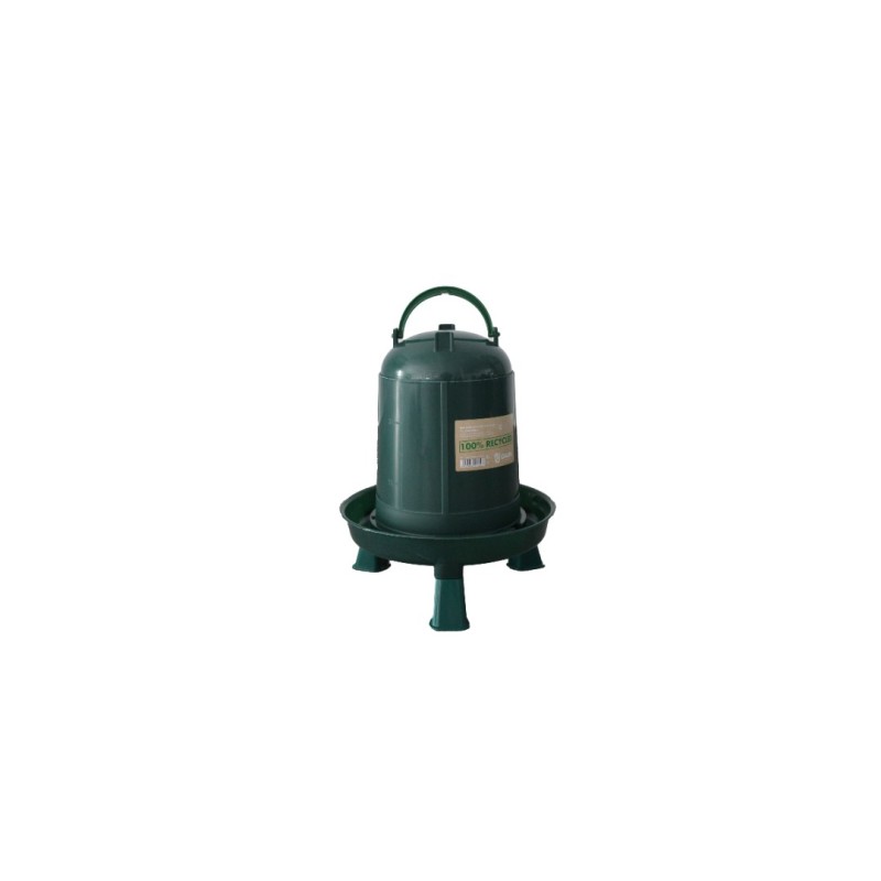 Gaun 11084 Bebedero para Aves Eco Reciclado 3L con Patas | Eficiente Gaun 11084 Bebedero para Aves Eco Reciclado 3L con Patas | Eficiente