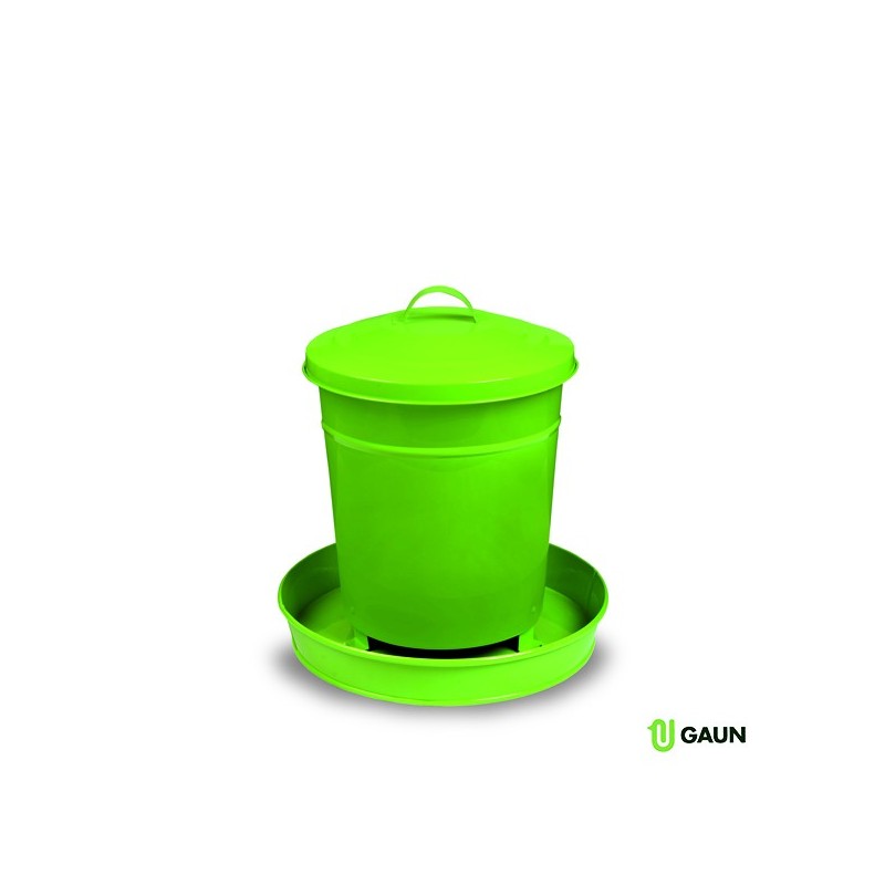 Gaun 11205 Comedero para Aves Pintado 4kg | Resistente y Práctico