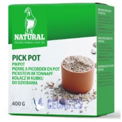 ✅ Piedra Picar Natural Pick Pot 400gr | Suplemento Esencial para Aves