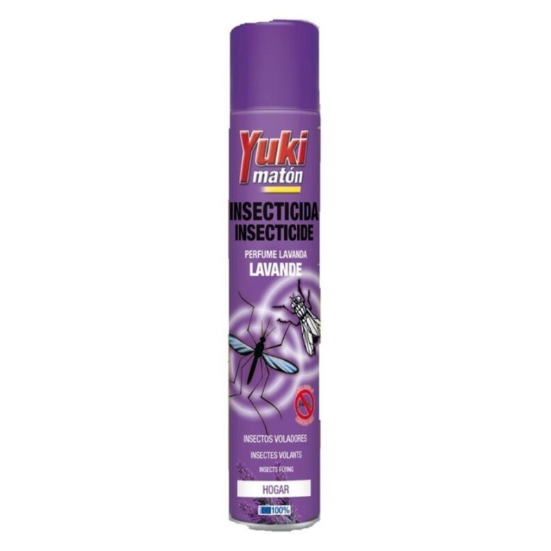 Yuki Maton Insecticida Lavande – Elimina Insectos Voladores (750 ml)