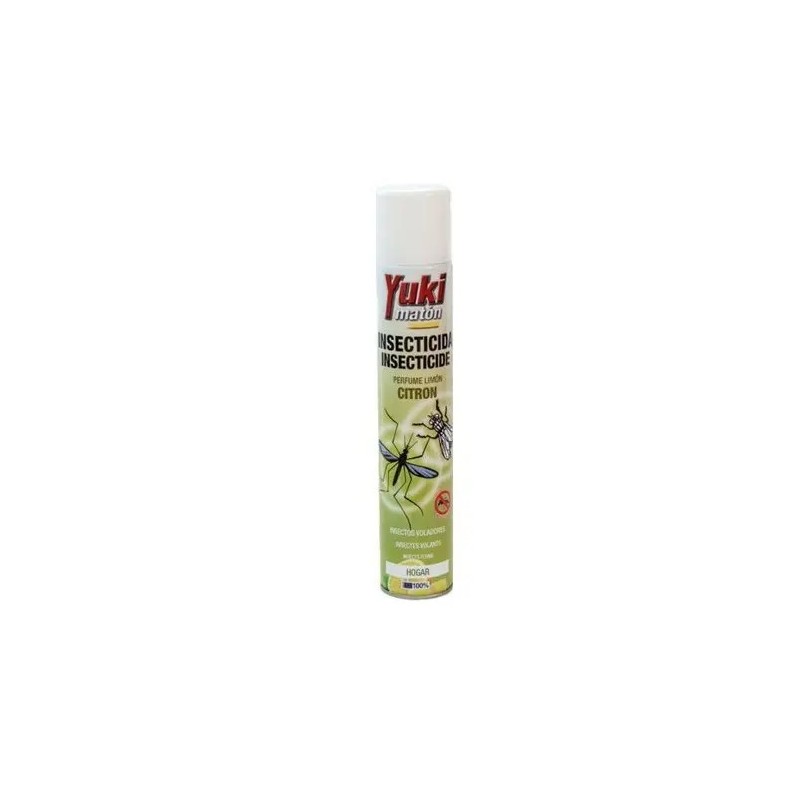 Yuki Matón Insecticida Spray Hogar Limón 750 ml – Protección Eficaz