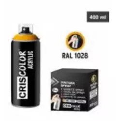 Pintura Spray Acrylic Amarillo Melón RAL 1028 – 400 ml Criscolor