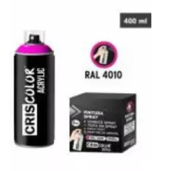 Pintura Spray Acrylic Magenta RAL 4010 – 400 ml Criscolor