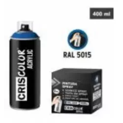 Pintura Spray Acrylic Azul Celeste RAL 5015 – 400 ml Criscolor
