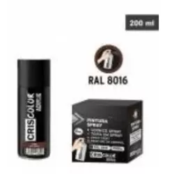 Pintura Spray Acrylic Caoba RAL 8016 – 200 ml Criscolor