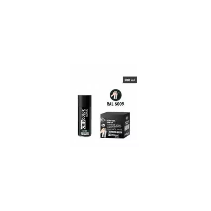 Pintura Spray Acrylic Verde Abeto RAL 6009 – 200 ml Criscolor Pintura Spray Acrylic Verde Abeto RAL 6009 – 200 ml Criscolor