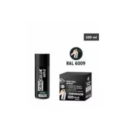 Pintura Spray Acrylic Verde Abeto RAL 6009 – 200 ml Criscolor