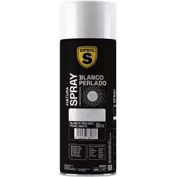 Spray Pintura Blanco Perlado 400ml SPSIL – Acabado Brillante y Durader