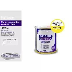 Criscolor Esmalte Amarillo 125ml | Pintura Brillante y Duradera