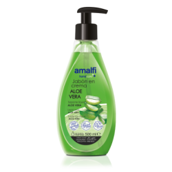 Amalfi Jabón en Crema Aloe Vera 500 ml | Jabón de Manos Hidratante