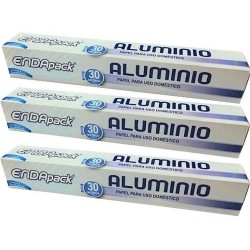 Bobina de Aluminio Real 30 Metros | Papel de Aluminio Resistente