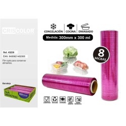Film Estirable Alimentario 300 mm | Rollo Film Transparente Cocina